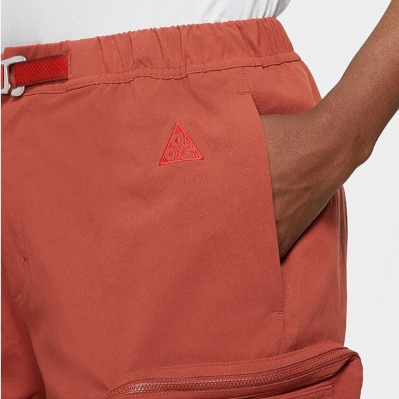 Nike ACG Cargo Shorts - Redstone University Red Men's Sz Large 😮‍💨🩳 - Picture 11 of 14